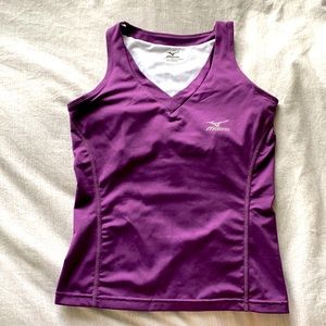 Mizuno Purple workout tank